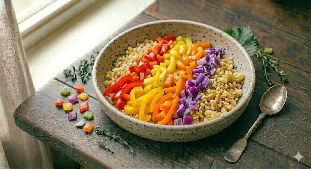 Cauliflower fried rice, a fast answer for decision fatigue about what to eat