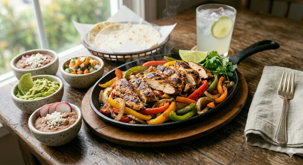 Chicken fajitas, the exact dish an AI grocery shopping app should turn into a real cart
